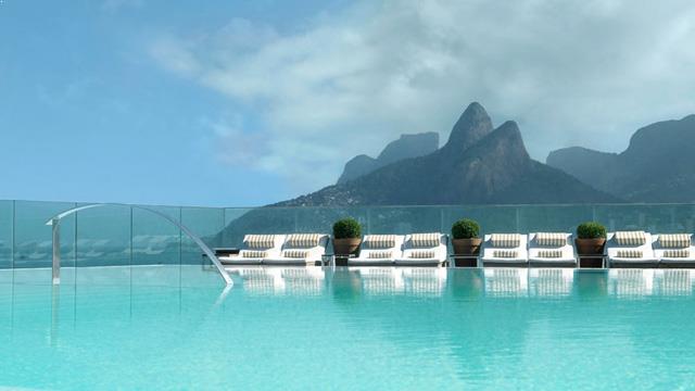 Takbar Fasano Rooftop Pool Lounge i Rio de Janeiro