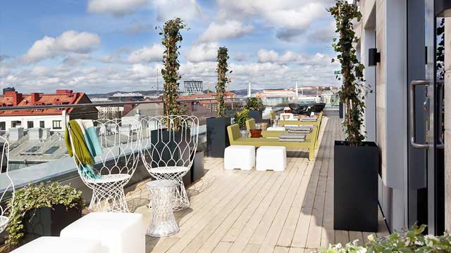 Rooftop bar Gothenburg Ruby Bar in Gothenburg