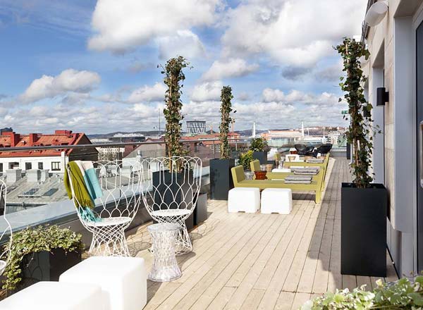 Takbar Ruby Rooftop Bar at Scandic Rubinen i Göteborg