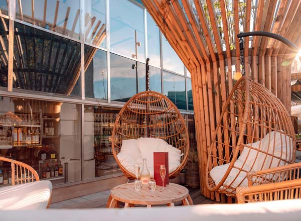 Takbar La Terrazza at Italienskan i Stockholm