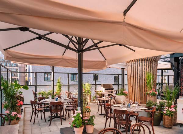 Takbar La Terrazza at Italienskan i Stockholm