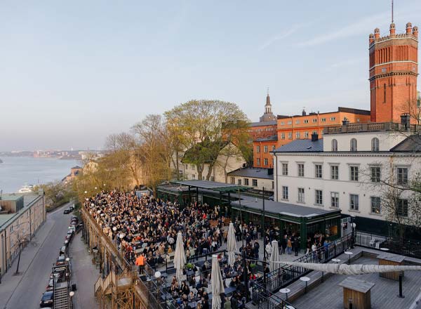 Takbar Mosebacketerrassen i Stockholm