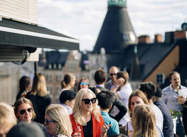 Takbar Scandic Anglais Terrassbaren i Stockholm