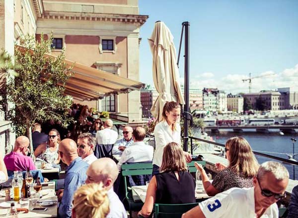 Takbar Strömterrassen & Guldterrassen i Stockholm