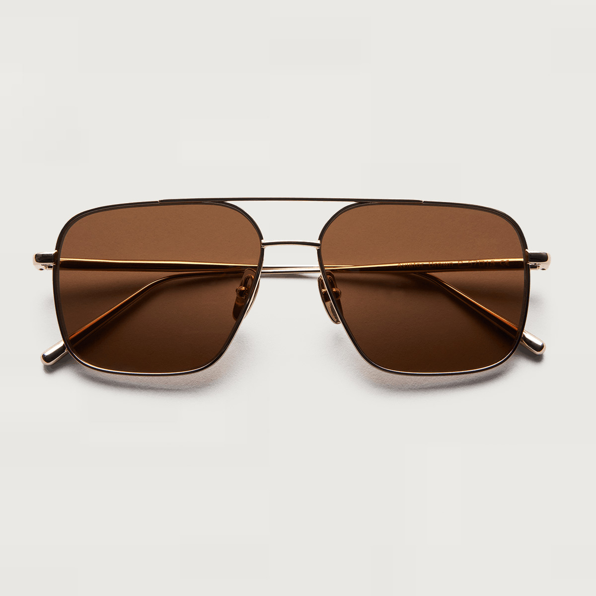 Chimi Eyewear Steel Aviator Brown